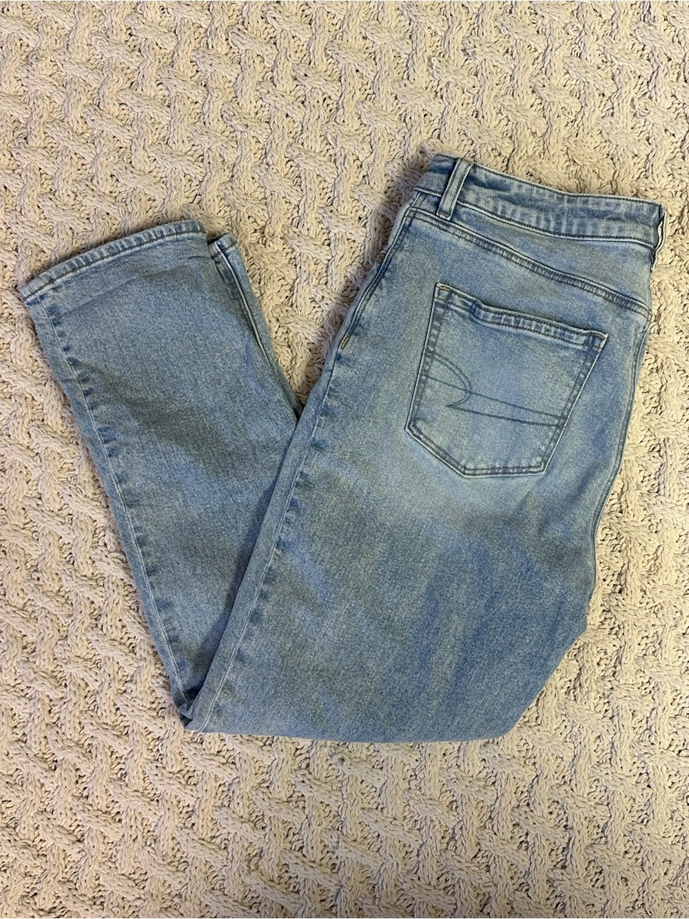 American Eagle Outfitters Light Blue Straight Jeans - Women's